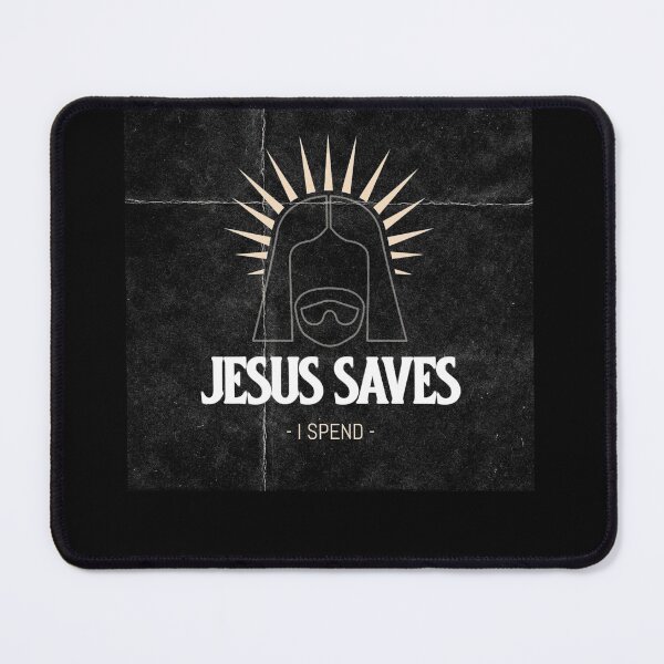 Item preview, JESUS SAVES I SPEND designed and sold by RetroPlaceee.
