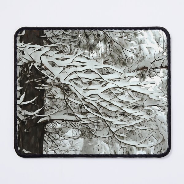 Item preview, Snow On Branches White Winter Landscape designed and sold by taiche.