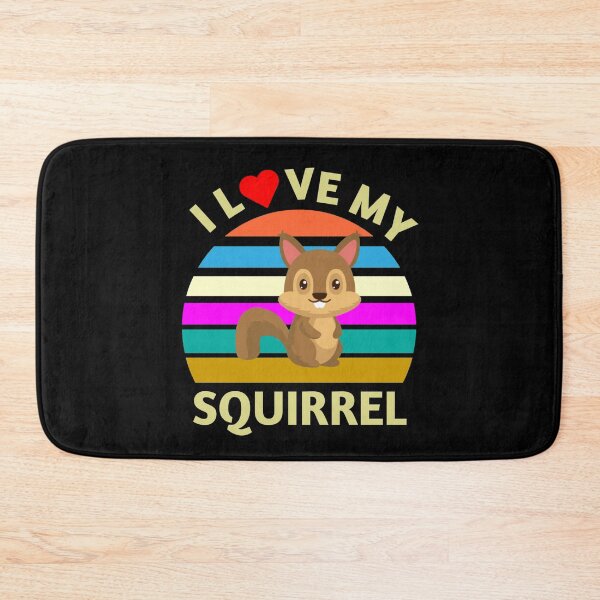 Item preview, I Love My Squirrel - Cute Squirrel Meme designed and sold by Delandor.