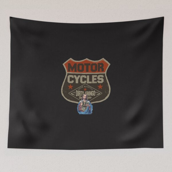 Item preview, Dirty Gringo Speed Shop Hot Rod Motorcycle Shovelhead Jesus designed and sold by ndelsieF.