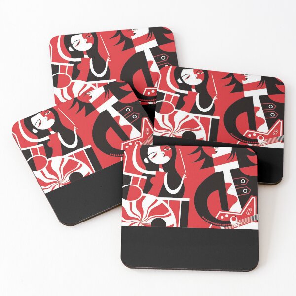 Item preview, Noir, blanc et rouge T-shirt classique designed and sold by EDWARDUNHA.
