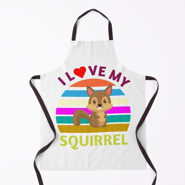 Item preview, I Love My Squirrel - Cute Squirrel Quote designed and sold by Delandor.