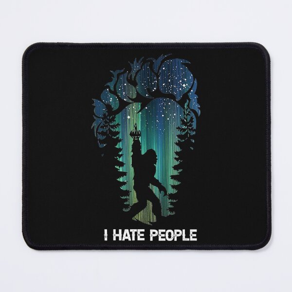Item preview, Bigfoot Middle Fingers I Hate People designed and sold by anthonymark14.
