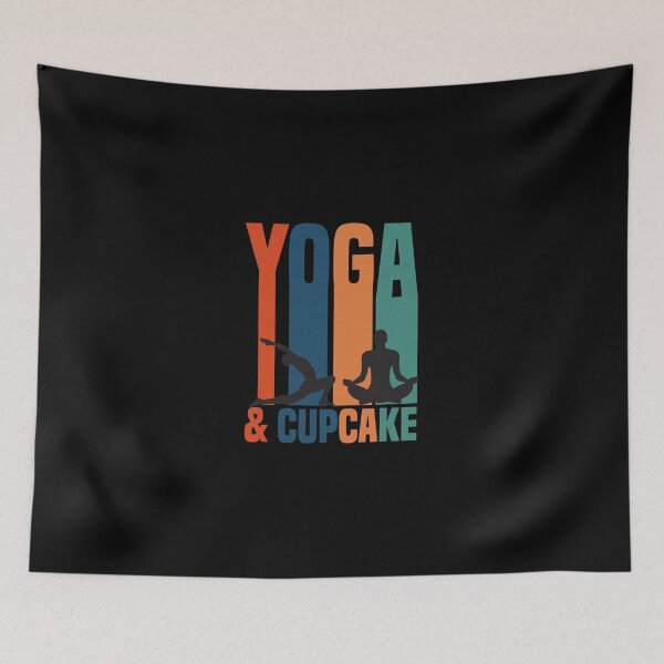 Item preview, Yoga and Cupcake Lover - Yoga Word Style designed and sold by medbdj.