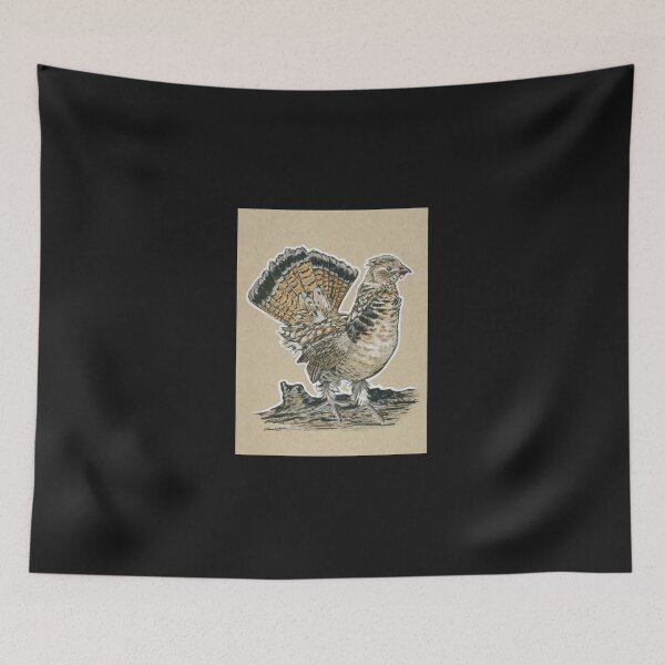 Item preview, State Bird Series  Pennsylvania - Ruffed Grouse Sticker designed and sold by DorianBogehold.