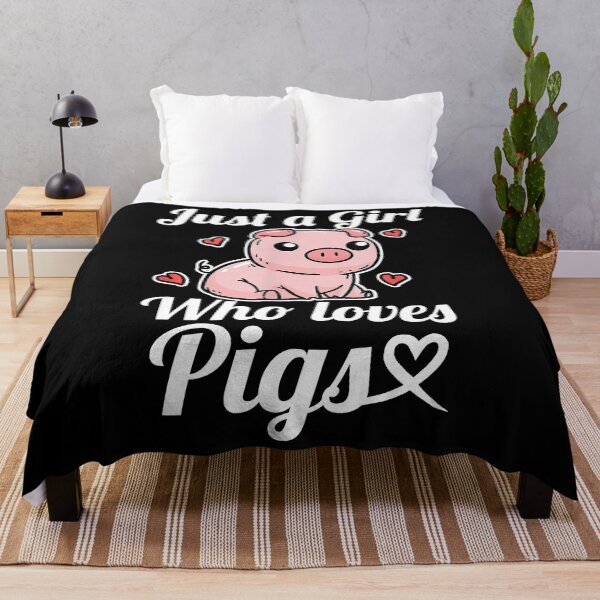 Item preview, Just A Girl Who Loves Pigs Cute designed and sold by danieljames11.