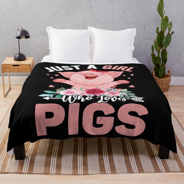 Item preview, Just A Girl Who Loves Pigs Flower designed and sold by danieljames11.