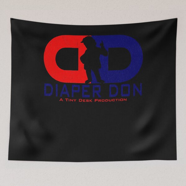 Item preview, Diaper Don - Tiny Desk Production T-shirt Essential T-Shirt.png designed and sold by Sheilaey.