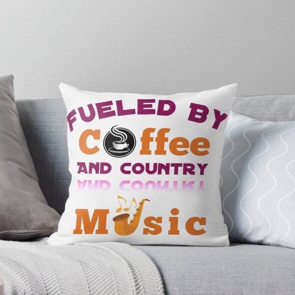 Item preview, Fueled By Coffee And Country Music - Coffee Quote designed and sold by Delandor.