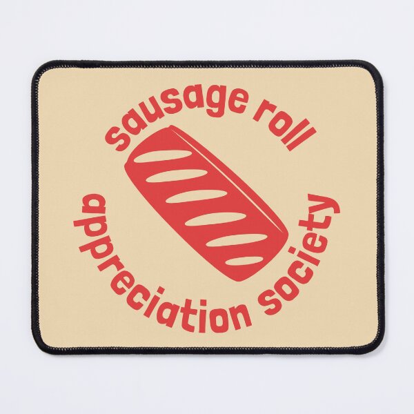 Item preview, Sausage Roll Appreciation Society British Food Retro Red designed and sold by cashewdays.