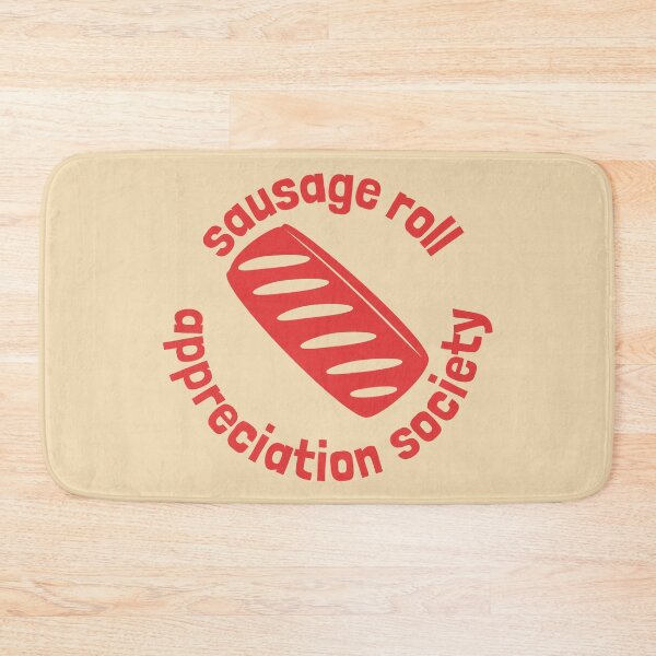Item preview, Sausage Roll Appreciation Society British Food Retro Red designed and sold by cashewdays.