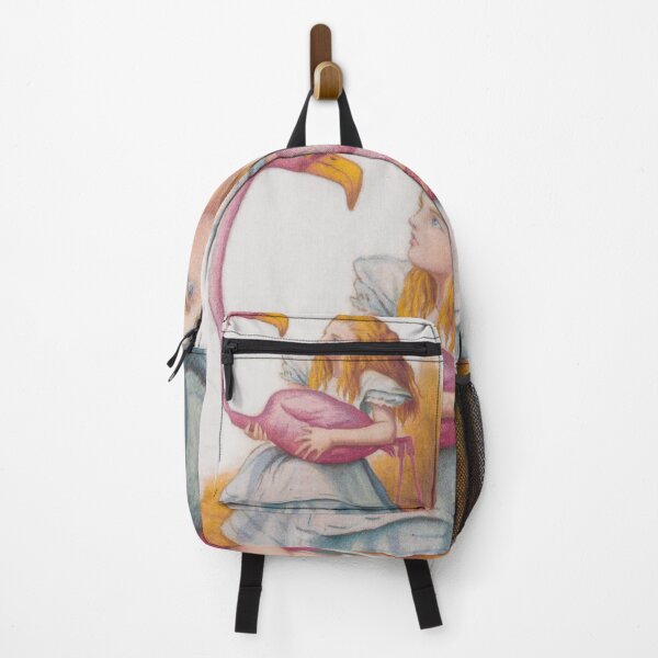 Item preview, Alice in Wonderland with flamingo, cute illustration for dreamers designed and sold by Mauswohn.