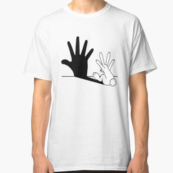 Rabbit Hand Shadow Classic T-Shirt