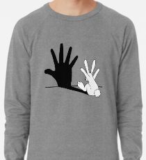 Rabbit Hand Shadow Lightweight Sweatshirt
