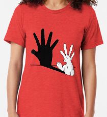 Kaninchen Handschatten Vintage T-Shirt