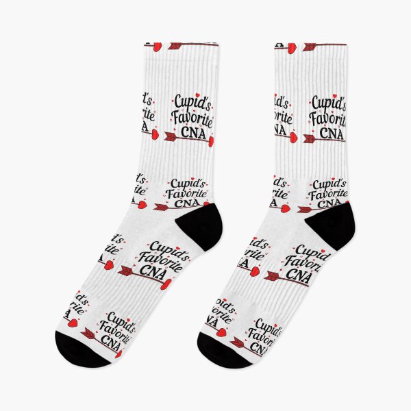 Item preview, Cupids Favorite CNA (black text) - Funny Valentines - CNA Valentines - Certified Nurse Assistant designed and sold by CaitU.