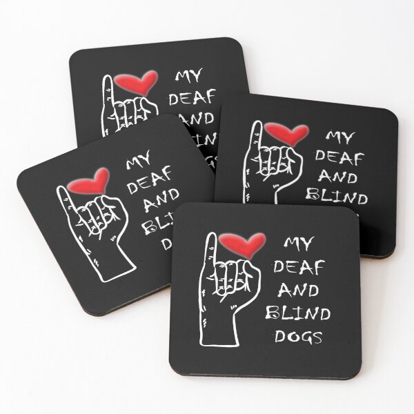Item preview, i love my deaf and blind dogs designed and sold by Wendiart.