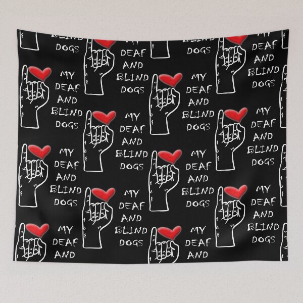 Item preview, i love my deaf and blind dogs designed and sold by Wendiart.