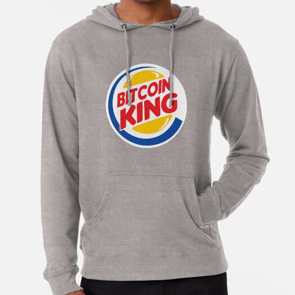 Bitcoin King Lightweight Hoodie