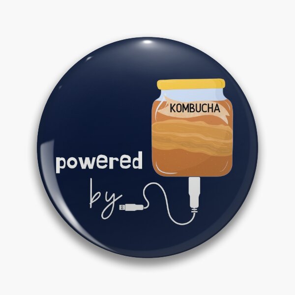 Item preview, Powered by Kombucha designed and sold by leBoosh-Designs.