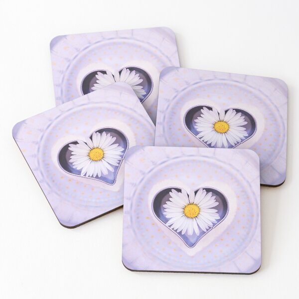 Item preview, Daisy White Heart  designed and sold by joelle1724.