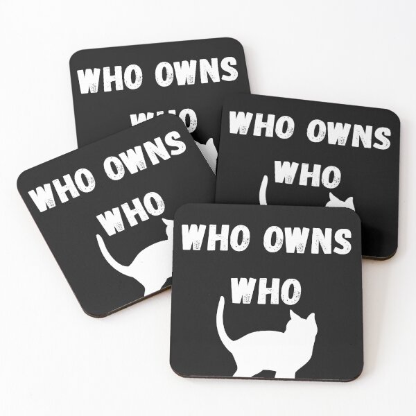 Item preview, WHO OWNS WHO, CATS designed and sold by Highhocreations.