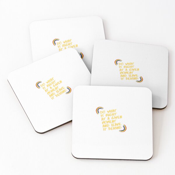 Item preview, “Do what is right at a given moment and leave it behind” designed and sold by storeAN.