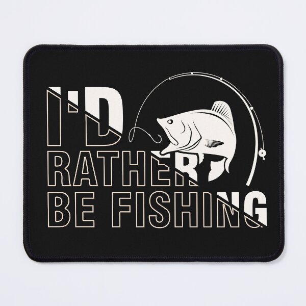Item preview, I'd Rather Be Fishing - Fisherman Fishing Retro Vintage Gift designed and sold by Desibeau.