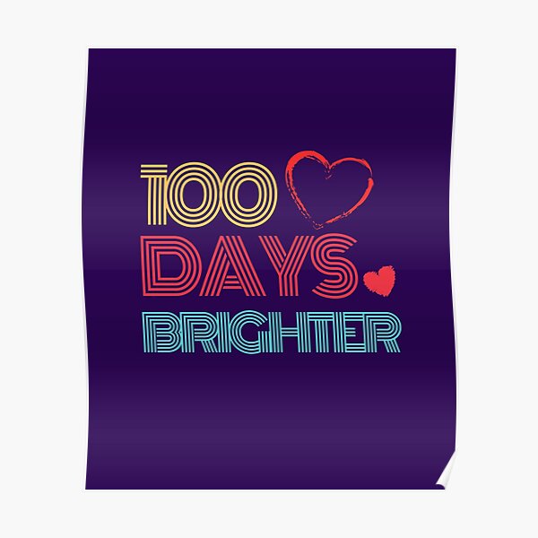 Teacher 100 Days Brighter Teacher Shirt 100 Days Of School Teacher Ts Teacher