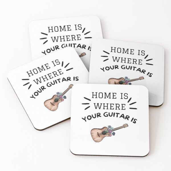 Item preview, Home Is Where Your Guitar Is designed and sold by Lorify.