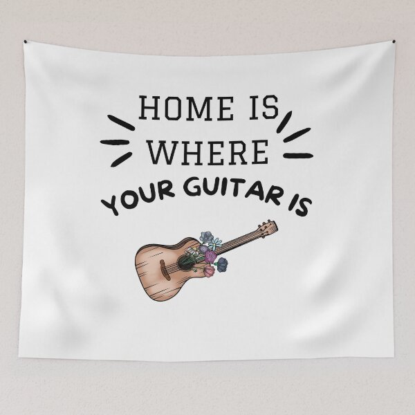 Item preview, Home Is Where Your Guitar Is designed and sold by Lorify.