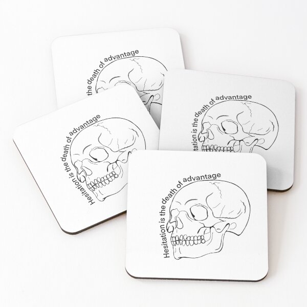 Item preview, Hesitation is the death of advantage  designed and sold by ElfyshBooks.