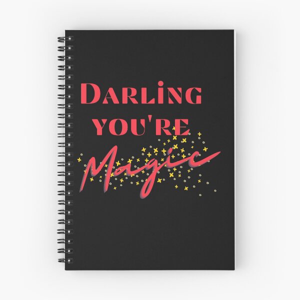 Item preview, darling you are magic positive quotes, short inspirational quote, women empowerment designed and sold by quotx.