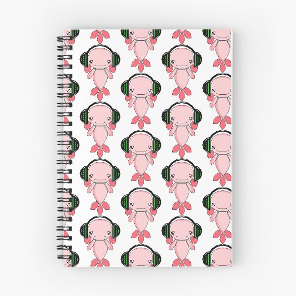 Item preview, AXOLOTL WITH HEADPHONES designed and sold by the Zarock Shop.