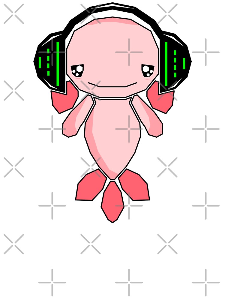 AXOLOTL WITH HEADPHONES