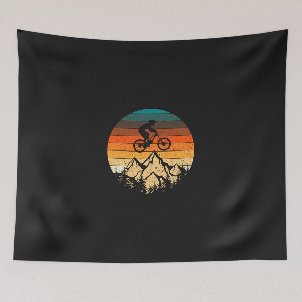 Item preview, Mountainbike Downhill Retro Vintage Gift designed and sold by bouisejulie.