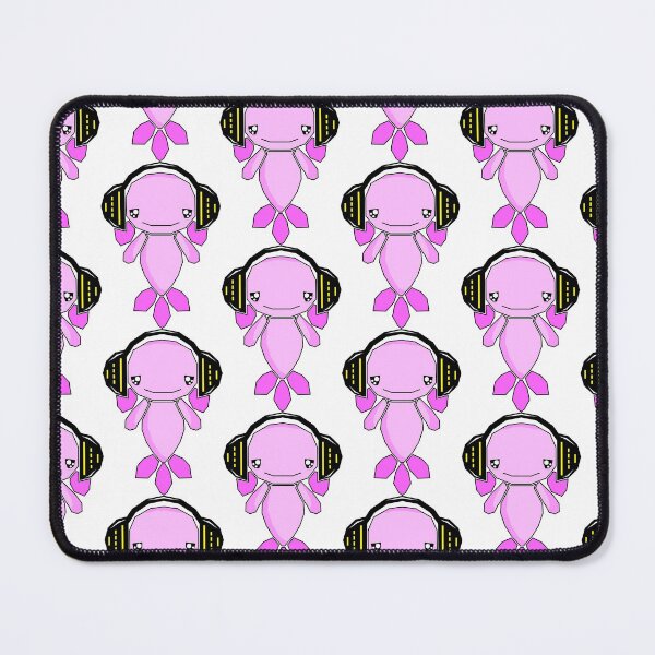 Item preview, AXOLOTL WITH HEADPHONES designed and sold by the Zarock Shop.