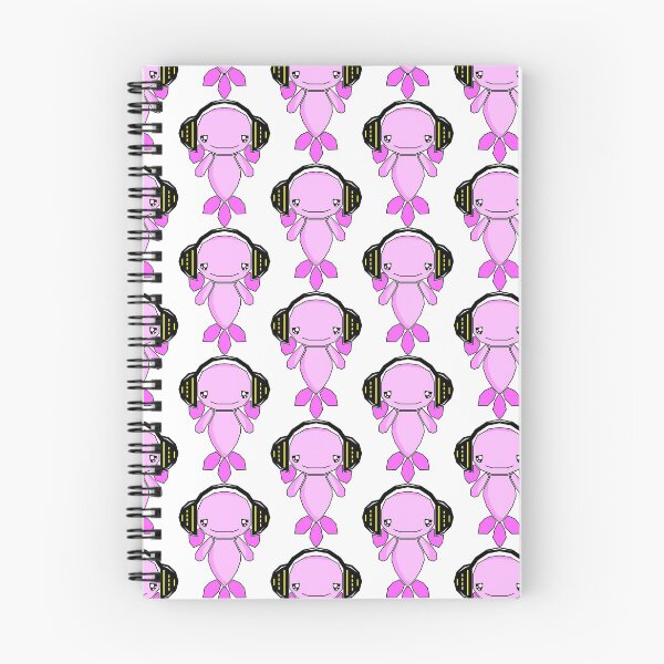 Item preview, AXOLOTL WITH HEADPHONES designed and sold by the Zarock Shop.