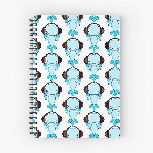 Item preview, AXOLOTL WITH HEADPHONES designed and sold by the Zarock Shop.