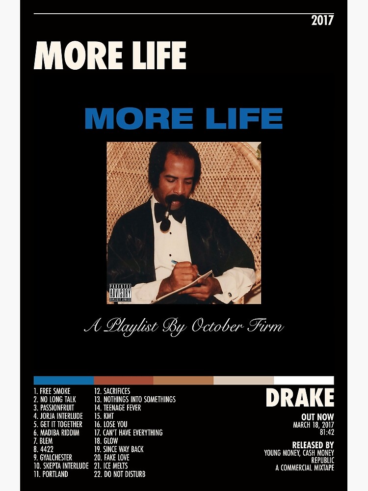 Drake Album Poster, Poster Cover Album More Life Drake, sacrifices drake 