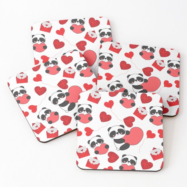 Item preview, Panda heart valentine designed and sold by Tanya Mihe.