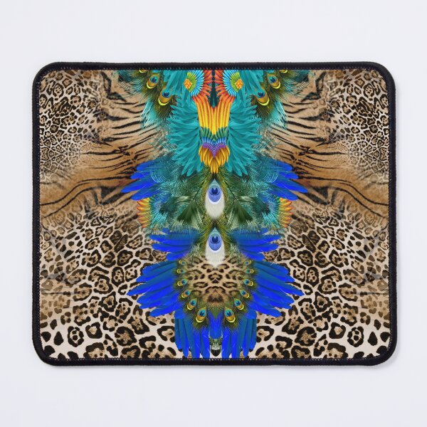 Item preview, Blue Peacock Leopard designed and sold by KissingCockatoo.