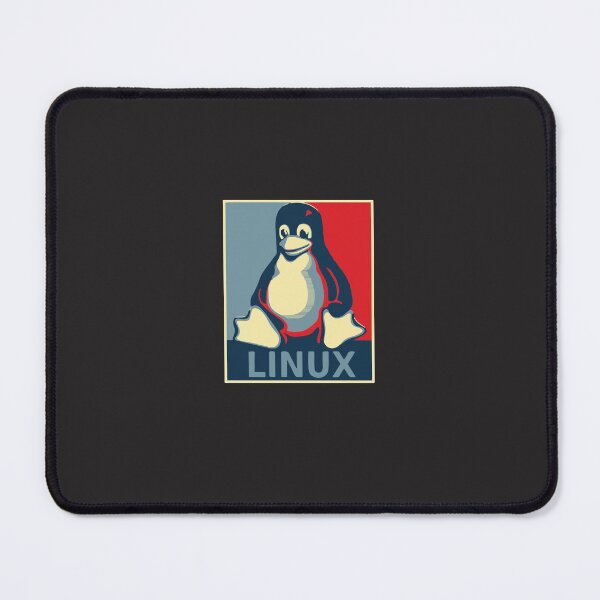 Item preview, Linux tux penguin obama poster Sticker designed and sold by TobiasGraf.