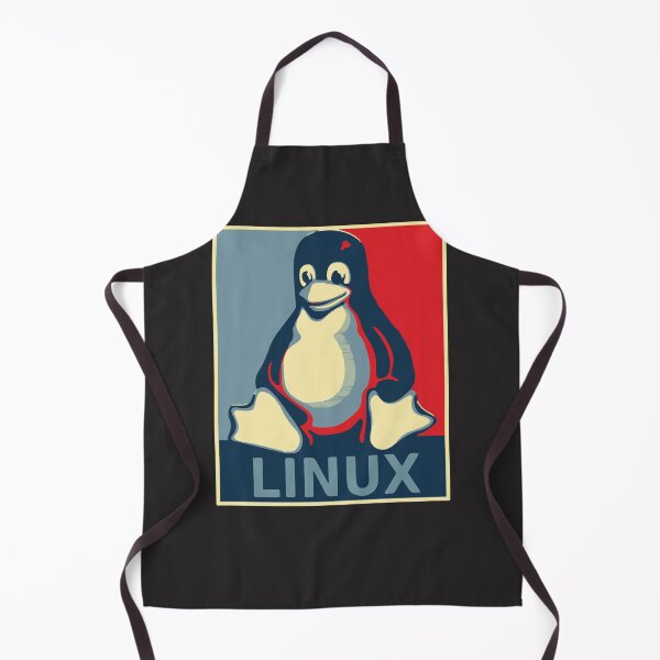 Item preview, Linux tux penguin obama poster Sticker designed and sold by TobiasGraf.