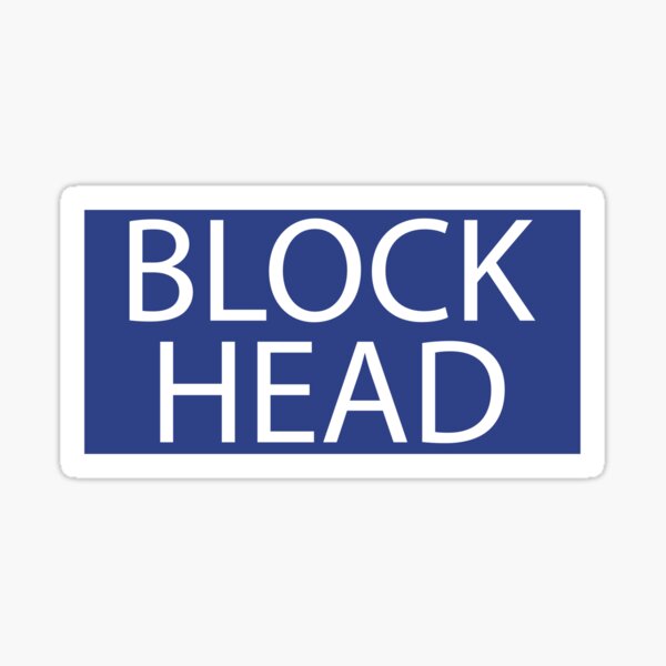 Item preview, BLOCKHEAD designed and sold by Darasuum.