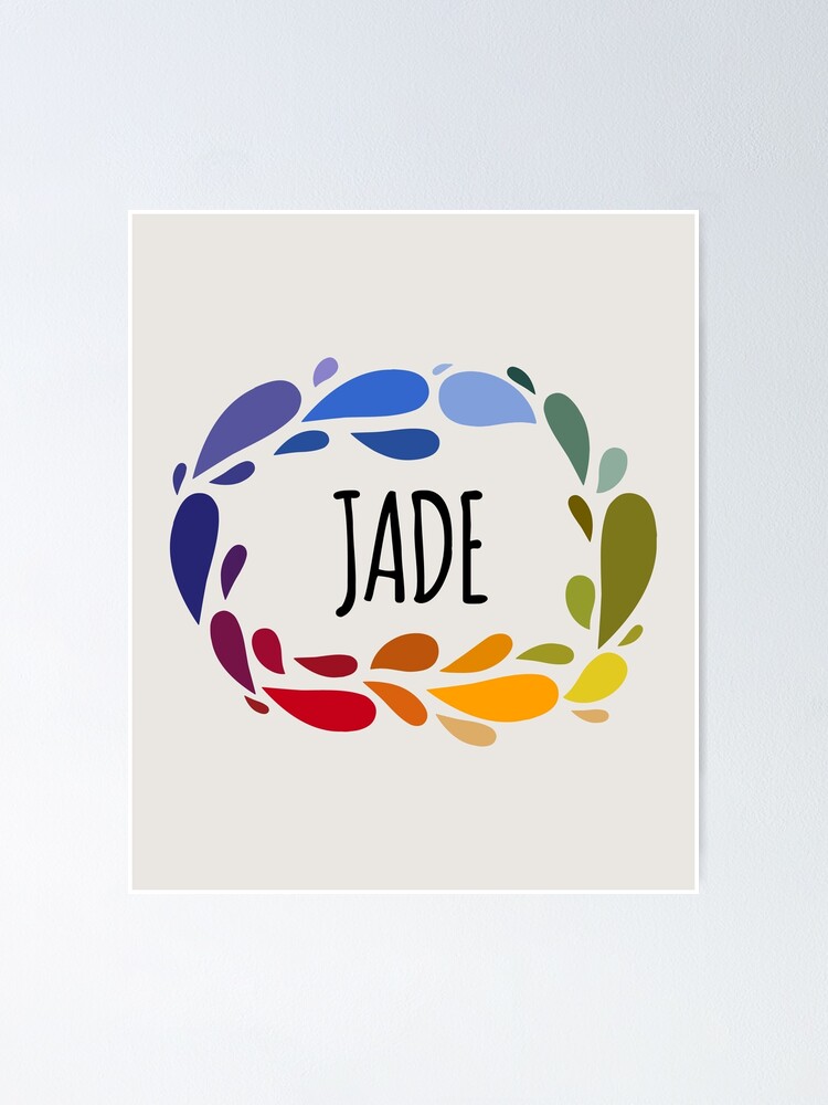 "Jade Names for Wife Daughter and Girl" Poster for Sale by kindxinn