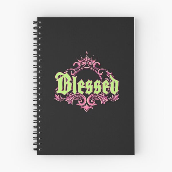 Item preview, Blessed - Golden Crown Gothic Green n Pink designed and sold by Chubuter.