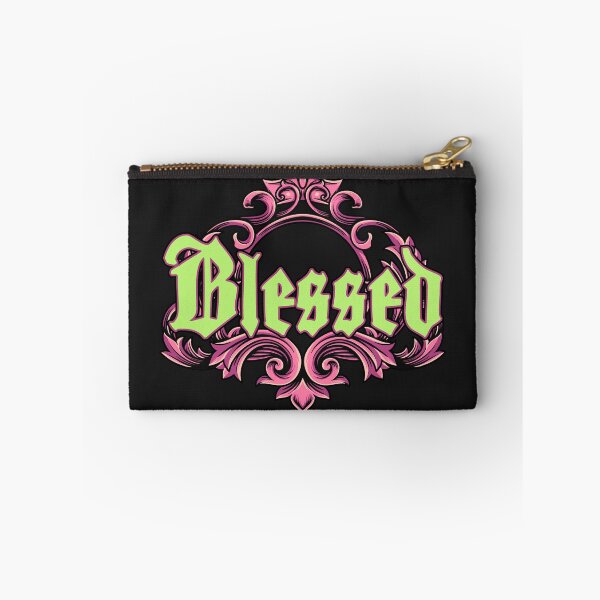 Item preview, Blessed - Golden Crown Gothic Green n Pink designed and sold by Chubuter.