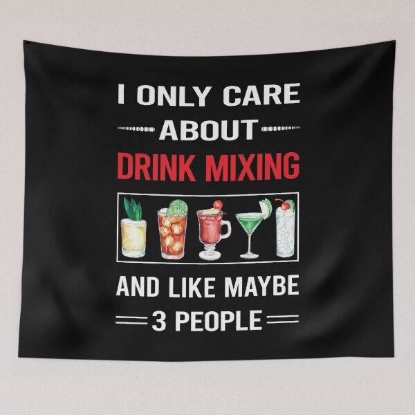 Item preview, Funny 3 People Drink Mixing Mixologist Mixology Cocktail Bartending Bartender designed and sold by DougPoulos.