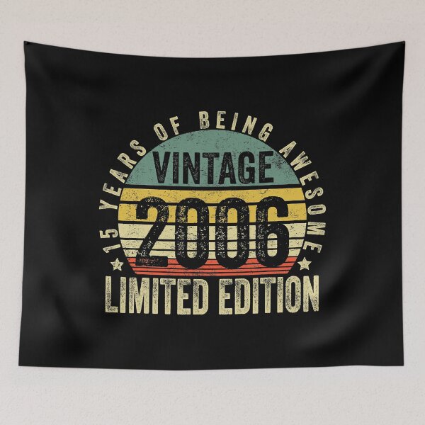 Item preview, 15 Year Old Gifts Vintage 2006 Limited Edition 15th Birthday T-Shirt designed and sold by NartuSorts.